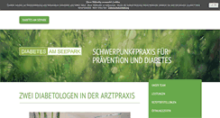 Desktop Screenshot of diabetes-am-seepark.de